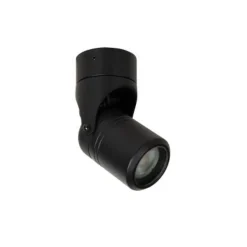 Lucide NIORT Wandspot Buiten-Zwart-1xGU10-6W-IP44-Alumin. Clearance