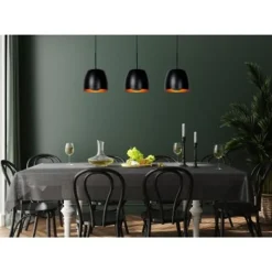 Lucide NOLAN - Hanglamp - 3xE27 - Zwart Discount