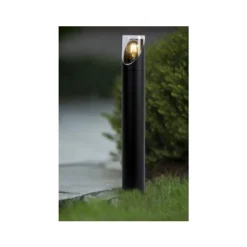 Lucide NORMAN - Sokkellamp Buiten - Ø 9 cm - 1xE27 - IP65 - Zwart Hot