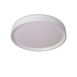 Lucide NURIA - Plafonnière - Ø 40 cm - LED Dimb. - 1x24W 2700K - 3 StepDim - Wit Discount