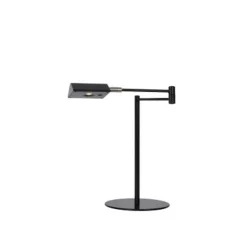 Lucide NUVOLA - Bureaulamp - Ø 20 cm - LED Dimb. - 1x9W 3000K - Zwart Sale