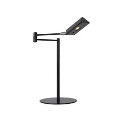 Lucide NUVOLA - Bureaulamp - Ø 20 cm - LED Dimb. - 1x9W 3000K - Zwart Sale