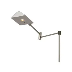 Lucide NUVOLA - Leeslamp - Ø 20 cm - LED Dimb. - 1x9W 3000K - Mat chroom New