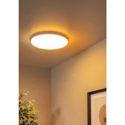 Lucide OLSON - Plafonnière - Ø 35 cm - LED Dimb. - CCT - 1x36W 3000K/6500K - Opaal Discount