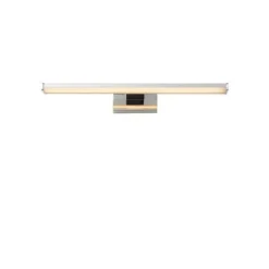 Lucide ONNO - Spiegellamp Badkamer - LED - 1x8W 3000K - IP44 - Mat chroom Online