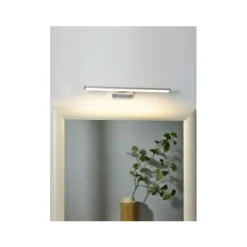 Lucide ONNO - Spiegellamp Badkamer - LED - 1x8W 3000K - IP44 - Mat chroom Online