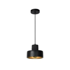 Lucide OPHELIA - Hanglamp - Ø 20 cm - 1xE27 - Zwart New