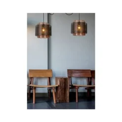 Lucide ORRIN - Hanglamp - Ø 34 cm - 2xE27 - Zwart New