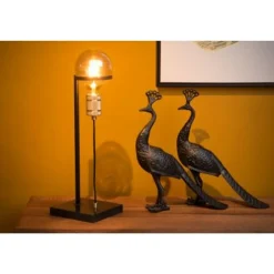 Lucide OTTELIEN - Tafellamp - 1xE27 - Zwart Clearance