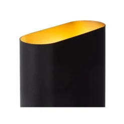 Lucide OVALIS - Wandlamp - 2xE14 - Zwart Hot