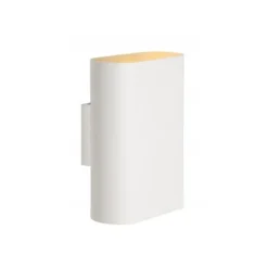 Lucide OVALIS - Wandlamp - 2xE14 - Wit Sale