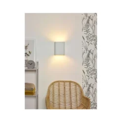 Lucide OVALIS - Wandlamp - 2xE14 - Wit Sale