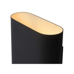 Lucide OVALIS - Wandlamp - 2xE14 - Zwart Online