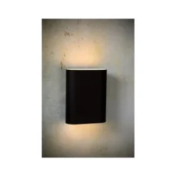 Lucide OVALIS - Wandlamp - 2xE14 - Zwart Online
