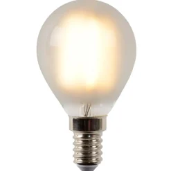 Lucide P45 - Filament lamp - Ø 4,5 cm - LED Dimb. - E14 - 1x4W 2700K - mat Outlet
