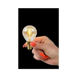 Lucide P45 - Filament lamp - Ø 4,5 cm - LED Dimb. - E14 - 1x3W 2200K - Amber Sale