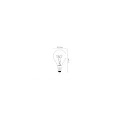 Lucide P45 - Filament lamp - Ø 4,5 cm - LED Dimb. - E14 - 1x3W 2200K - Amber Sale