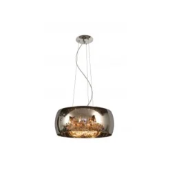 Lucide PEARL - Hanglamp - Ø 50 cm - 6xG9 - Chroom Discount