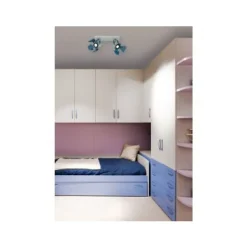 Lucide PICTO - Plafondspot Kinderkamer - 2xGU10 - Blauw Discount