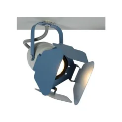 Lucide PICTO - Plafondspot Kinderkamer - 3xGU10 - Blauw Hot