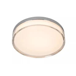 Lucide PLANO - Plafonnière Binnen/Buiten - Ø 28 cm - LED Dimb. - CCT - 1x16W 2700K/4000K - IP44 - Opaal New