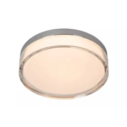 Lucide PLANO - Plafonnière Binnen/Buiten - Ø 23 cm - LED Dimb. - CCT - 1x11W 2700K/4000K - IP44 - Opaal Discount