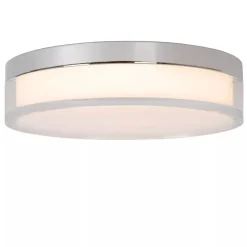 Lucide PLANO - Plafonnière Binnen/Buiten - Ø 23 cm - LED Dimb. - CCT - 1x11W 2700K/4000K - IP44 - Opaal Discount