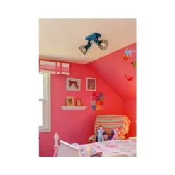 Lucide POLA - Plafondspot Kinderkamer - 2xE27 - Blauw Online