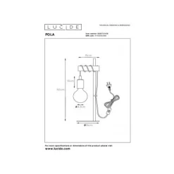 Lucide POLA - Tafellamp Kinderkamer - Ø 15 cm - 1xE27 - Roze New