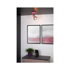 Lucide POLA - Wandspot Kinderkamer - 1xE27 - Roze Hot
