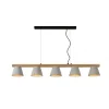 Lucide POSSIO - Hanglamp - 5xE14 - Taupe Outlet