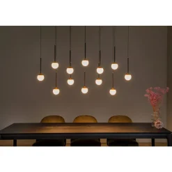 Lucide Premium CALINA - Hanglamp - LED Dimb. - 12x7,7W 2700K - Zwart Discount