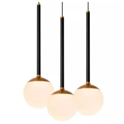 Lucide Premium CALINA - Hanglamp - Ø 42 cm - LED Dimb. - 5x8,2W 2700K - Zwart New