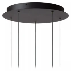 Lucide Premium CALINA - Hanglamp - Ø 42 cm - LED Dimb. - 5x8,2W 2700K - Zwart New