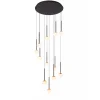 Lucide Premium CALINA - Hanglamp - Ø 69,9 cm - LED Dimb. - 12x7,7W 2700K - Zwart Hot