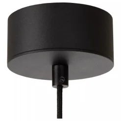 Lucide Premium KENNETH - Hanglamp - Ø 60 cm - LED Dimb. - 1x16W 2700K - Zwart