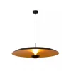 Lucide Premium KENNETH - Hanglamp - Ø 80 cm - LED Dimb. - 1x22W 2700K - Zwart