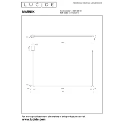 Lucide Premium MARNIK - Hanglamp - Ø 2,5 cm - LED Dimb. - CCT - 1x22W 2700K/4000K - Handbewegingssensor - Zwart Clearance
