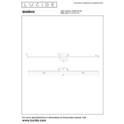Lucide Premium MARNIK - Wandlamp - LED Dimb. - CCT - 1x18W 2700K/4000K - Zwart Online