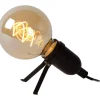 Lucide PUKKI - Tafellamp - LED - E27 - 1x5W 2200K - Zwart Best