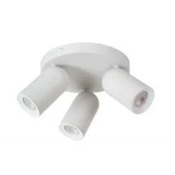 Lucide PUNCH Plafondspot-Wit-Ø21-3xGU10-35W-Metaal Discount