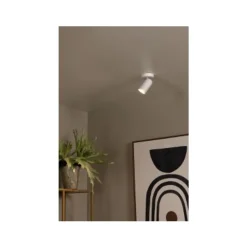 Lucide PUNCH Plafondspot-Wit-1xGU10-35W-Metaal New