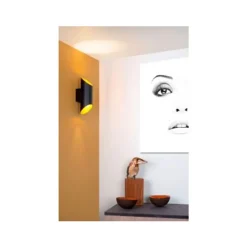 Lucide QUIRIJN - Wandlamp - Ø 10 cm - 1xG9 - Zwart Online