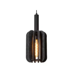 Lucide RAFAL Hanglamp-Grijs-Ø50-3xE27-40W-Vilt Discount