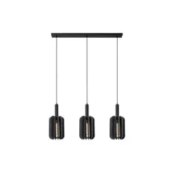 Lucide RAFAL Hanglamp-Grijs-3xE27-40W-Vilt Hot