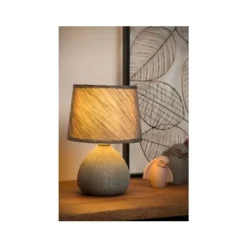 Lucide RAMZI - Tafellamp - Ø 18 cm - 1xE14 - Grijs Best