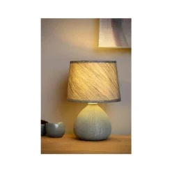 Lucide RAMZI - Tafellamp - Ø 18 cm - 1xE14 - Grijs Best