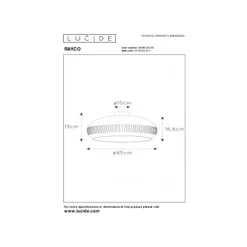 Lucide RAYCO Plafonnière-Zwart-Ø45-1xE27-40W-Staal Sale