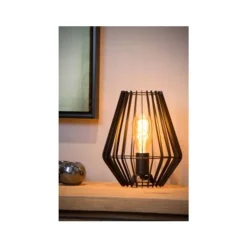 Lucide REDA Tafellamp E27/40W H27cm Zwart