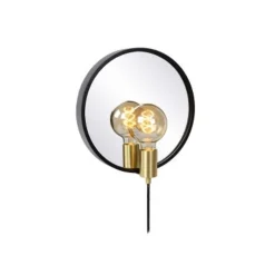 Lucide REFLEX - Spiegellamp - 1xE27 - Zwart Clearance